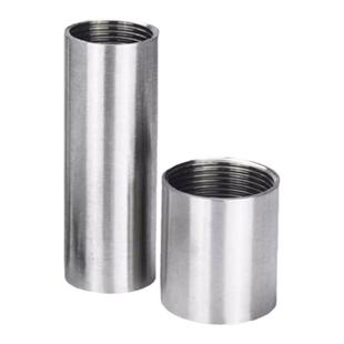 304不锈钢50mm双内丝焊接管子直通100mm不锈钢管内接头光4分6分