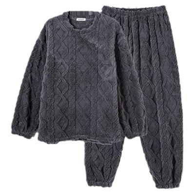 珊瑚绒睡衣顶瓜瓜男士