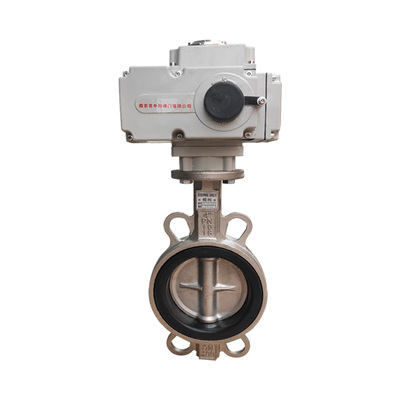 D971X/F-16P电动 304不锈钢 对夹蝶阀DN50 65 80 100 125 150 200