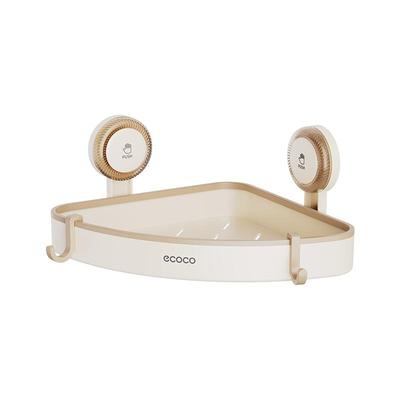 意可可吸盘浴室三角置物架