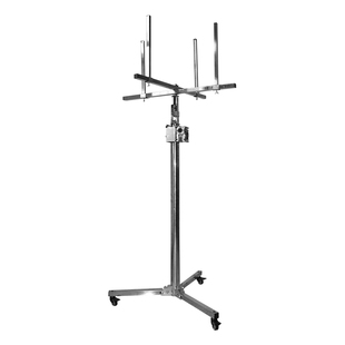 不锈钢装灯神器升降支架助手灯具安装工具加厚链条承重折叠升降架