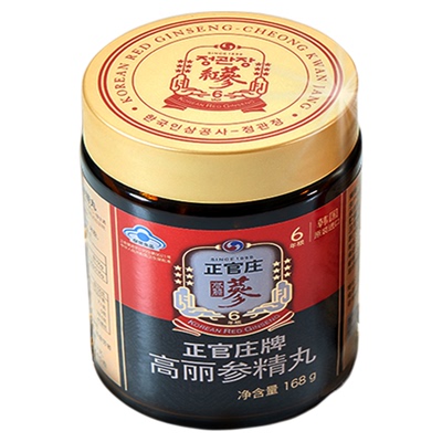 【六年根高丽参】正官庄高丽参精丸800粒红参人参皂苷