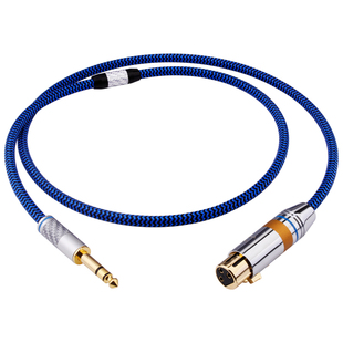 大三芯6.5转卡侬6.35mm转XLR卡农公母头话筒音箱响箱调音台音频线