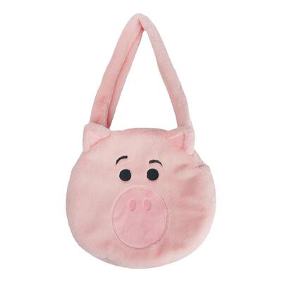 Potdemiel火腿猪毛绒单肩包