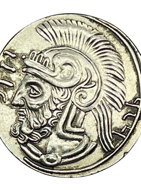 战神阿瑞斯天蝎座白羊座古币吊坠