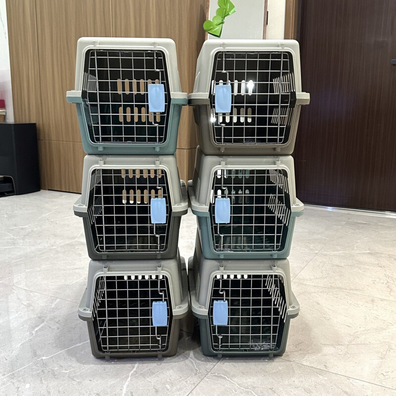 新款猫空运猫咪专用航空箱笼子便携外出宠物箱车载狗笼箱子