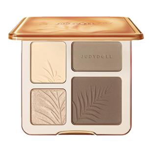 橘朵修容高光综合盘粉哑光提亮四合一立体阴影鼻影腮红粉饼juduo