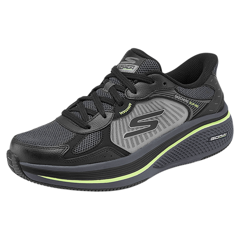 闪穿鞋Skechers斯凯奇slip ins系列2025秋新款男一脚蹬厚底跑步鞋