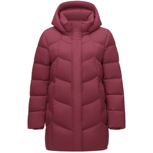 坦博尔冬季羽绒服妈妈款便携可脱卸帽蓄热科技保暖中老年女士冬装