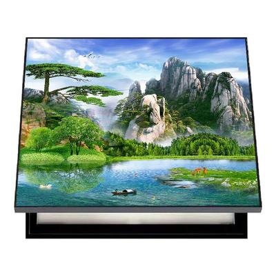 大自然青山绿水免打孔电闸盒空开电表箱装饰画山管人丁水为财挂画