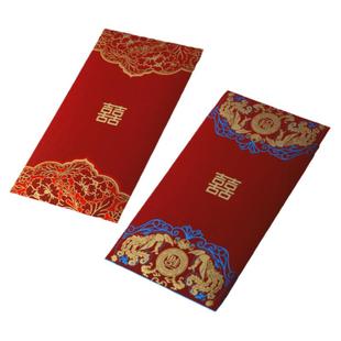 中式新款烫金大号万元塞门小号红包个性创意结婚婚礼娶亲利是封