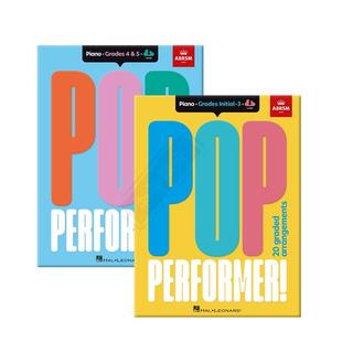 英皇考级 钢琴流行演奏曲 初级-3级和4-5级 附在线音频 海伦德原版乐谱书 ABRSM Pop Performer Piano HL01064520/01064521