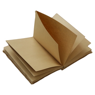 复古牛皮纸A5毛边手账本