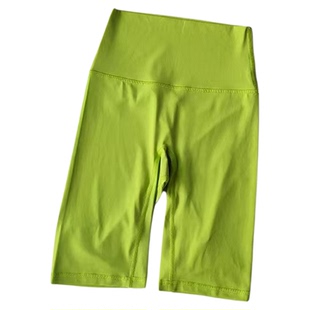 云感高腰瑜伽裤女提臀裸感高弹紧身英国高士线跑步运动五分裤