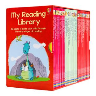 新版 Usborne我的第二个图书馆50册Usborne My Reading Library 英文原版绘本 分级阅读绘本礼盒装 故事绘本 分级阅读章节书 6岁+