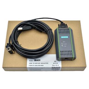 用于USB-MPI 西门子S7-200/300 PLC编程电缆 6GK1571-0BA00-0AA0