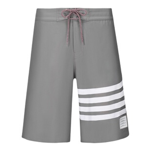 [6期免息]THOM BROWNE 经典四条纹拉绳短裤休闲裤