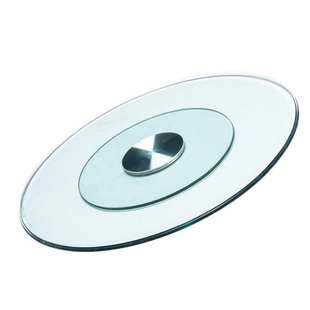 餐桌防爆钢化玻璃转盘饭桌圆台面底座转台家用大圆桌玻璃旋转圆盘