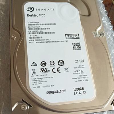 【议价-可维修】希捷 Seagate ST1000DM003 1TB 电子配件  /均有