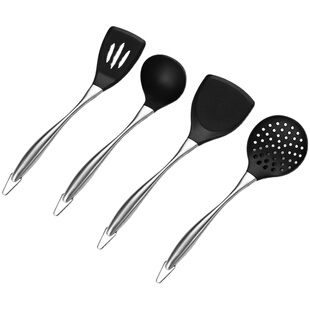 硅胶锅铲不粘锅专用铲子耐高温炒菜铲护锅铲炒勺汤勺家用厨具套装