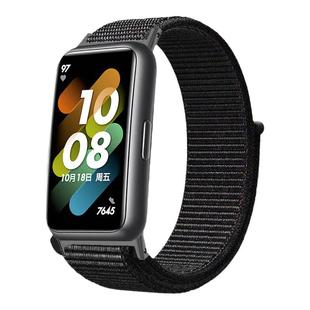 适用华为手环10/9/8精织尼龙表带7代单圈尼龙回环NFC版七手环透气防汗运动版腕带智能手表链男女款非原装配件
