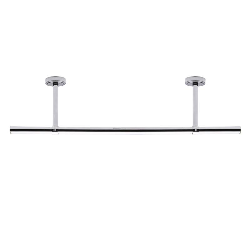 包安装晾衣杆阳台顶装固定式晾衣架凉衣捍单杆不锈钢晒衣杆晾衣服