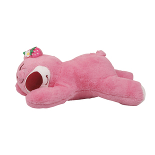 泽林新款粉色草莓熊大号毛绒玩具趴趴熊花店鲜花抱抱桶装饰公仔