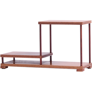 实木花梨木小型博古架功夫茶具置物架茶壶茶杯玉器收纳摆件展示架