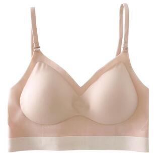 大U型穿露背装的内衣女夏天薄款性感美背无痕隐形文胸大胸显小胸