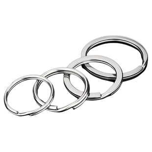 304不锈钢新款光圈圆形锁匙环加厚大小圆圈实用iy汽车钥匙扣配件