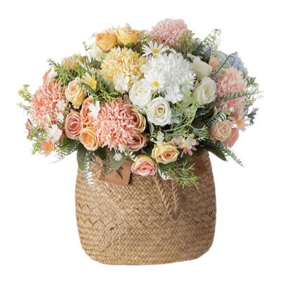 绢花绣球假花家居摆设装饰