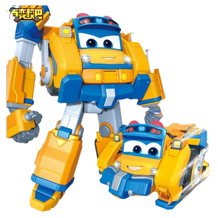 百变校巴火星大冒险儿童车长歌德弹射变形系列机器人玩具金刚男孩