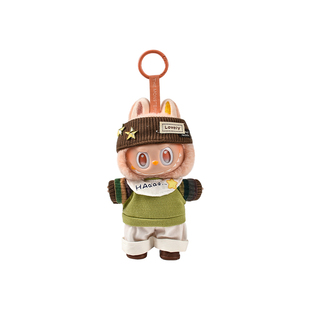 仅售娃衣~拉布布娃衣挂件毛绒背带裤马卡龙labubu公仔服装配饰潮