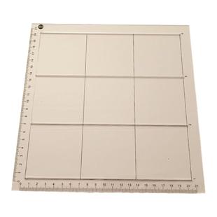 四尺宣纸打格尺写字刻度尺小楷书法打格神器通用透明划线板定格尺