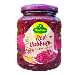 冠利腌红椰菜紫甘蓝汉堡蔬菜沙拉即食腌酸泡菜KUHNE RED CABBAGE