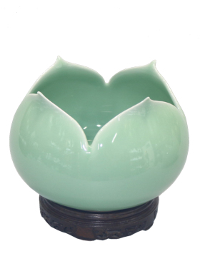 水仙盆茶洗渣斗手工莲花水洗