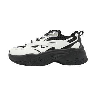 乔丹老爹鞋女鞋2026春季新款运动鞋女网面透气鞋子轻便黑色休闲鞋