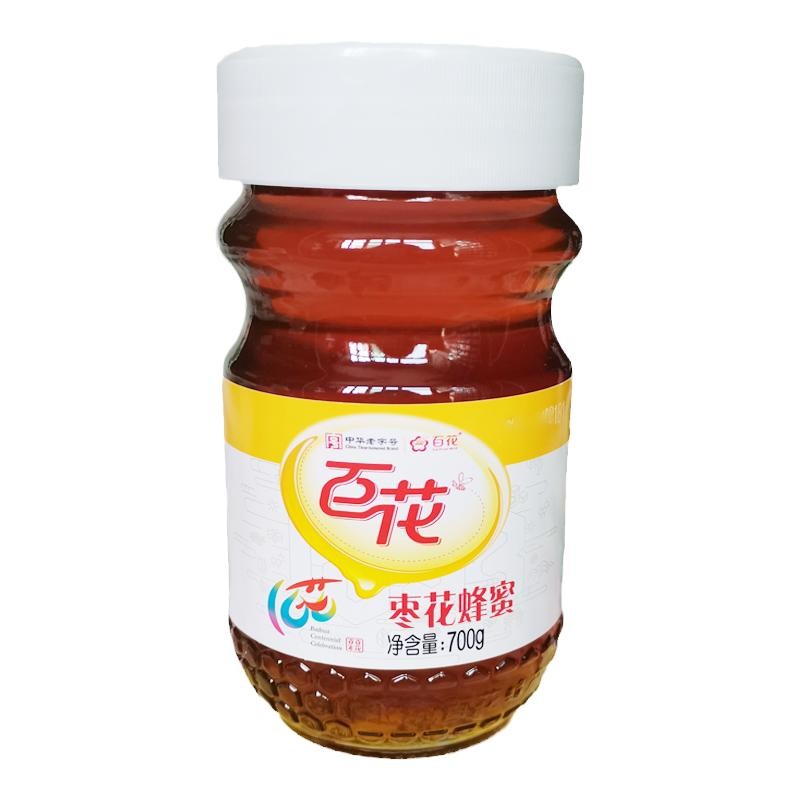 百花牌枣花蜂蜜700克商超同款