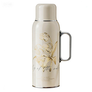 germ格米铃兰梵高颜值女生保温杯手提保温壶焖茶壶泡茶咖啡水杯子