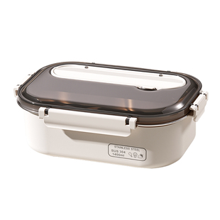 不锈钢保温饭盒微波炉加热专用上班族小学生上学带饭分格便当餐盒