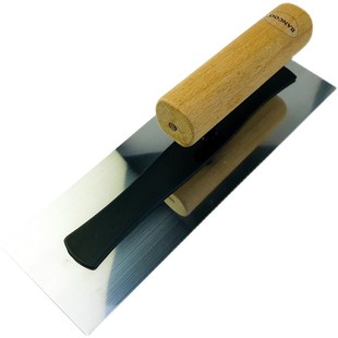超弹不锈钢抹泥刀平头无钉超薄收光刀艺术涂料批刀灰泥抛光抹子