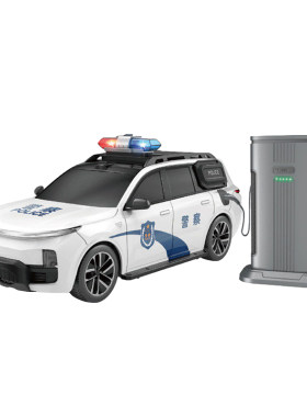 威腾遥控可充电大号警车快充电桩