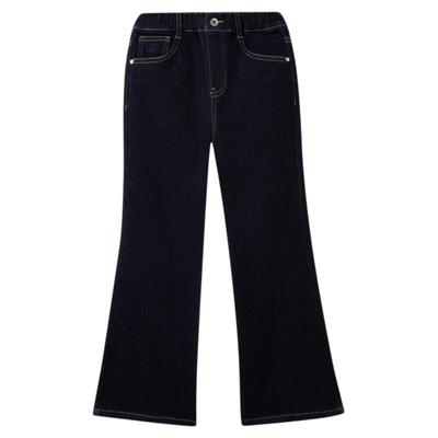 elandkids女童加厚微喇牛仔裤