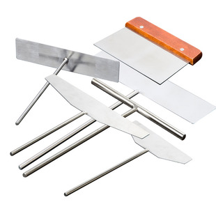 不锈钢煎饼耙子鏊子摊煎饼煎饼锅刮板煎铲油刷鸡蛋饼煎饼果子工具