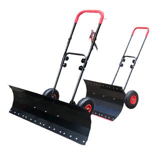 除雪神器轮式推雪铲多功能铲雪除雪工具锰钢加厚除冰推雪车雪锹铲