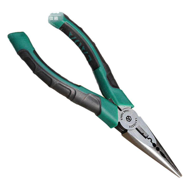 老A尖嘴钳钓鱼钳尖咀钳小钳子迷你多功能工具手工钳子6英寸尖头钳