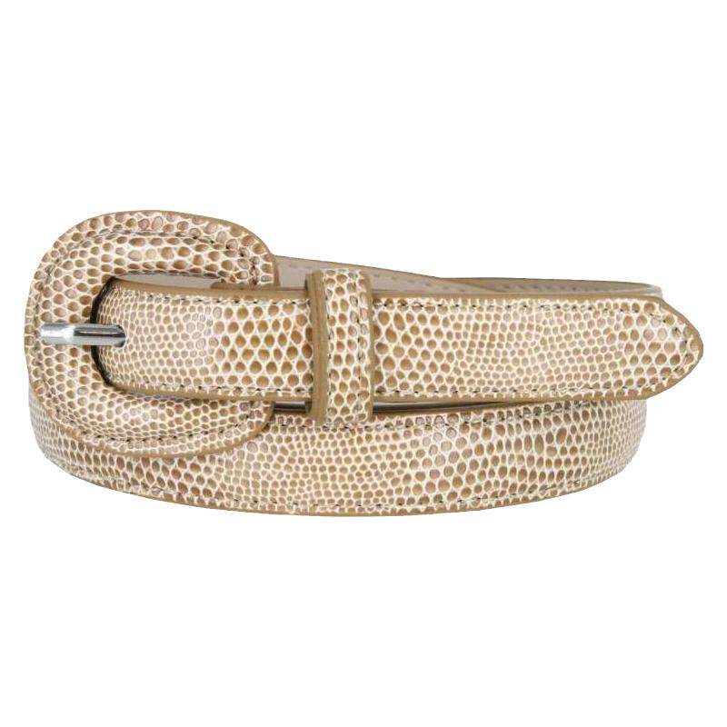 durabelt女腰带皮带真皮休闲蛇纹针扣大扣19mm宽正品1322B023