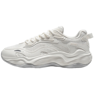 特步女鞋游牧运动鞋女春季新款休闲鞋男鞋网面透气情侣老爹鞋官方