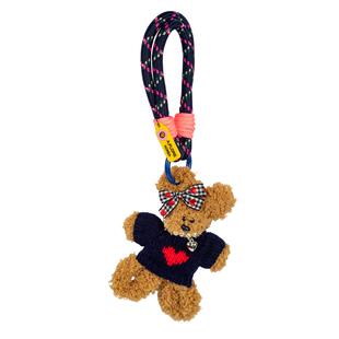 A.FLORE包包挂饰高级感丑萌熊熊毛绒玩偶小熊公仔手机挂件小饰品