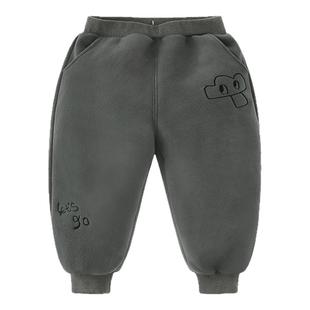 【懿琪宝贝】儿童裤子秋冬季宝宝长裤加绒男童加厚棉裤女童冬装